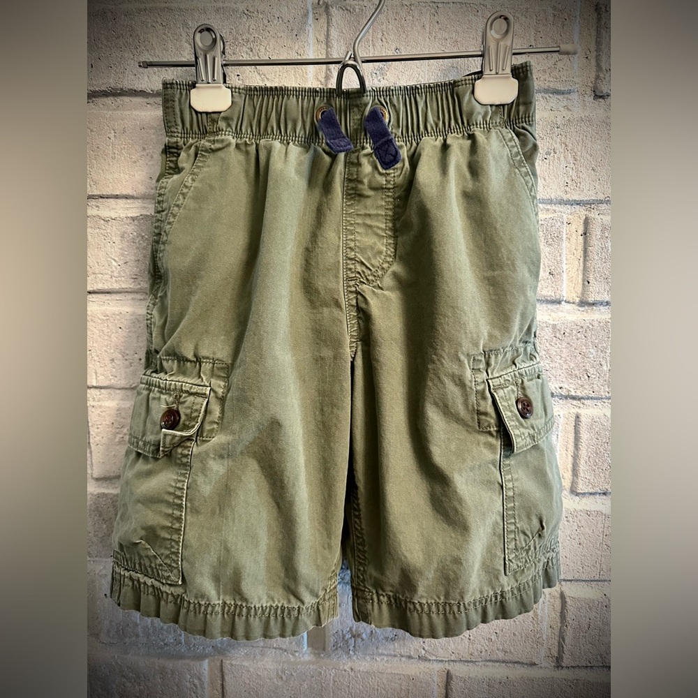 Land’s End Boys shorts, small, olive green